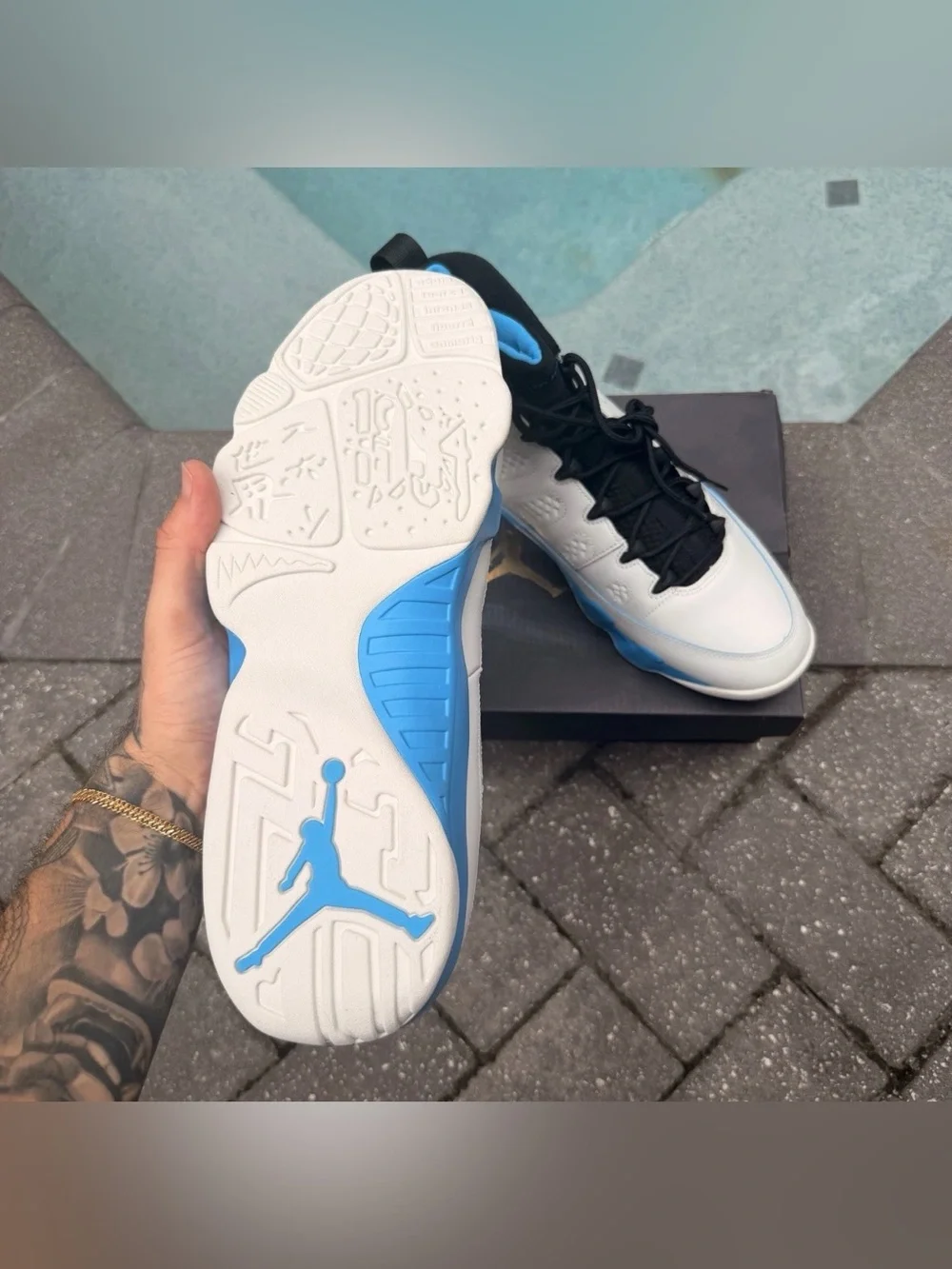 Jordan air powder